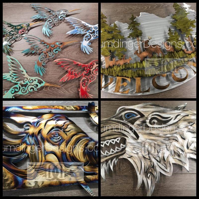 Wildlife Metal Wall Art - Humdinger Designs