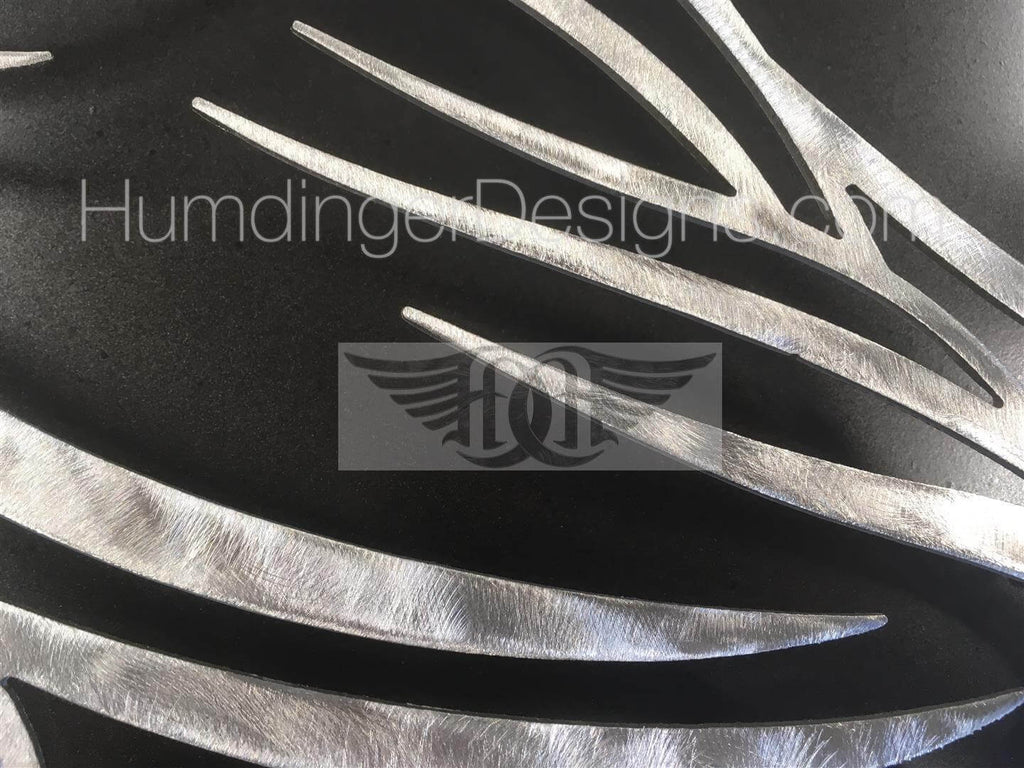 Great Blue Heron (Stainless Steel with Dark Background) - Humdinger Designs
