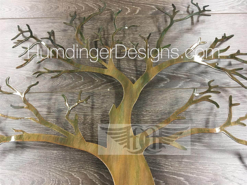 Maple Tree (Brass and Bronze Tones Verdigris) - Humdinger Designs