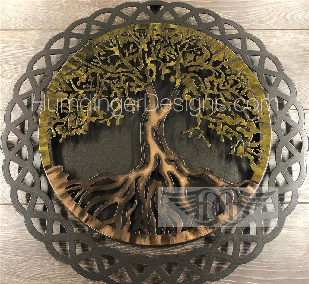 Tree of Life Traditional 2PC with Dark Celtic Background - Humdinger Designs