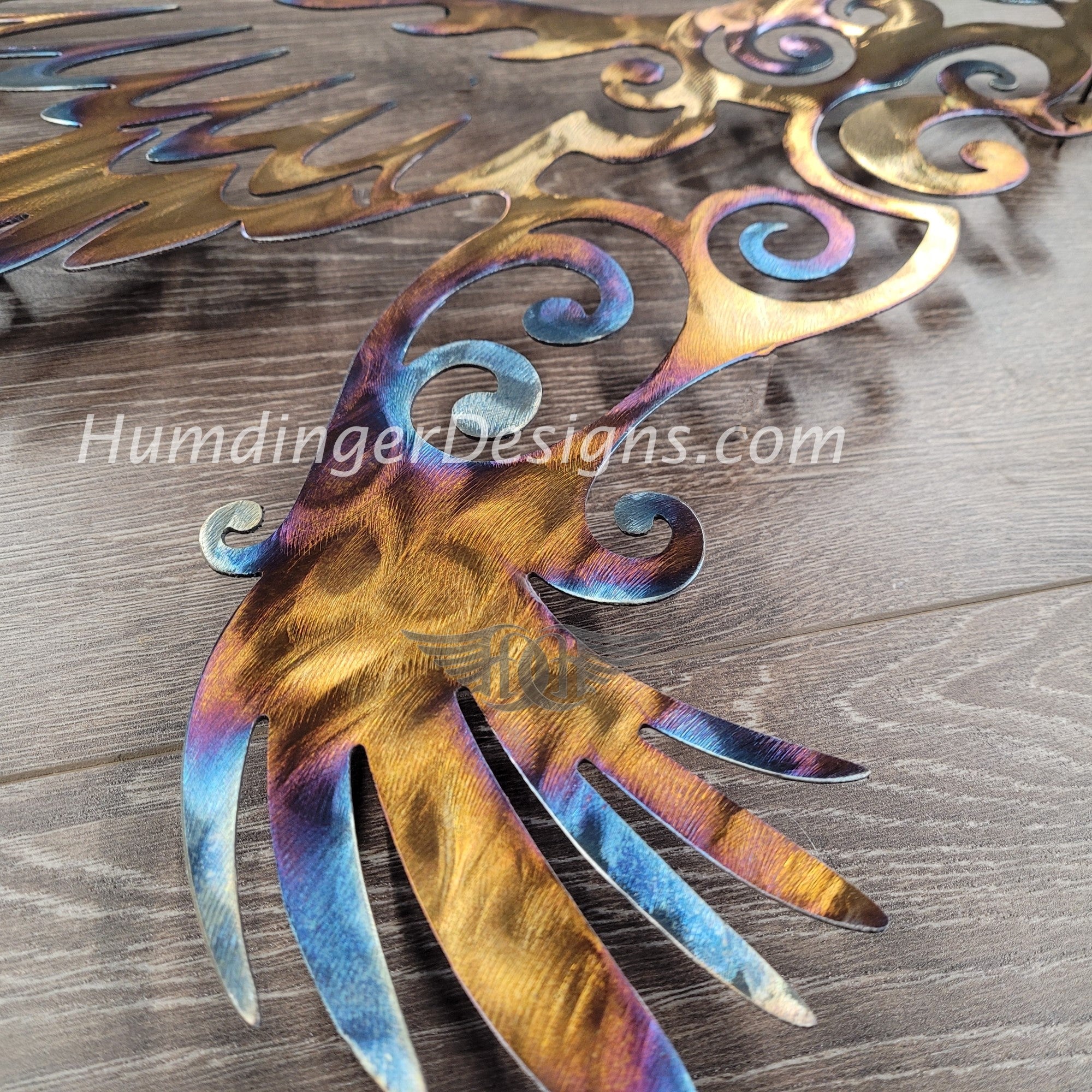 Bird Watcher Hummingbird Metal Wall Art by Humdinger Designs