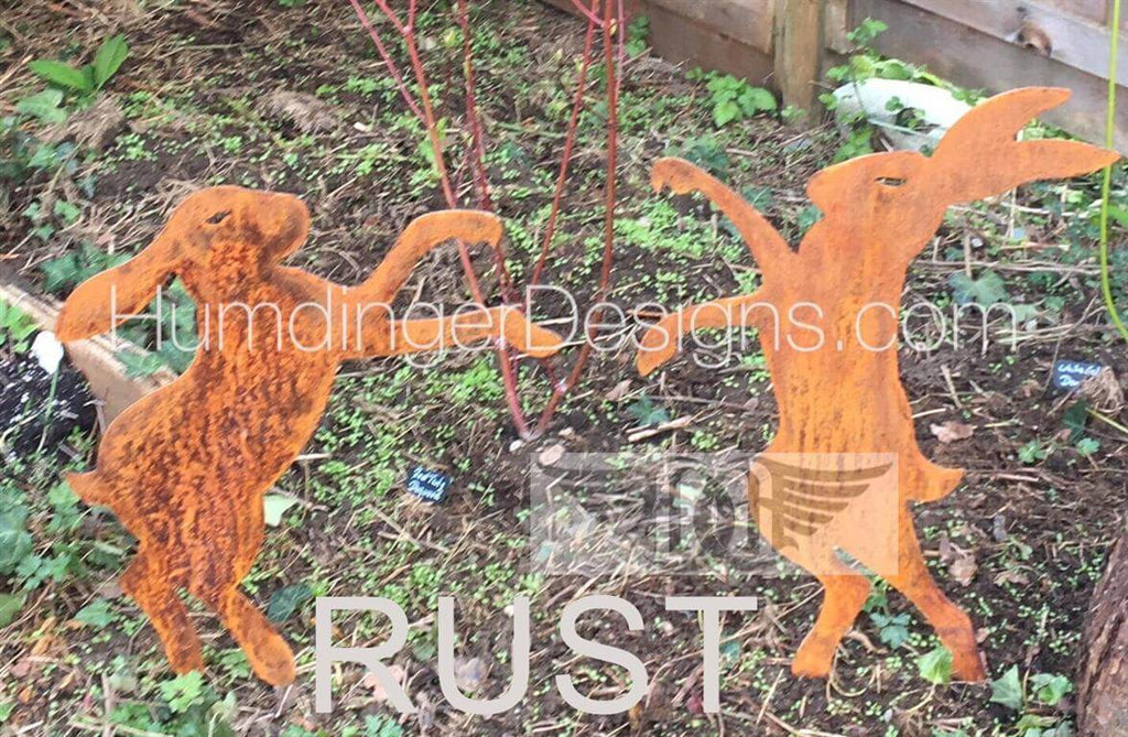 Boxing Hares (Yard and Garden Decor) - Humdinger Designs