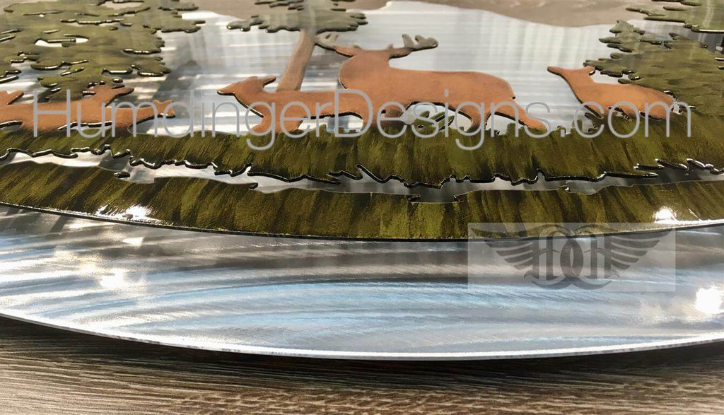 Deer Metal Wall Art By Humdinger Designs