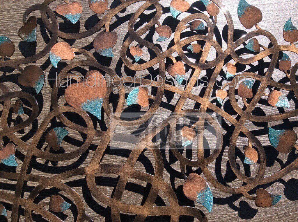 Eternity Tree Copper Patina Sparkle - Humdinger Designs