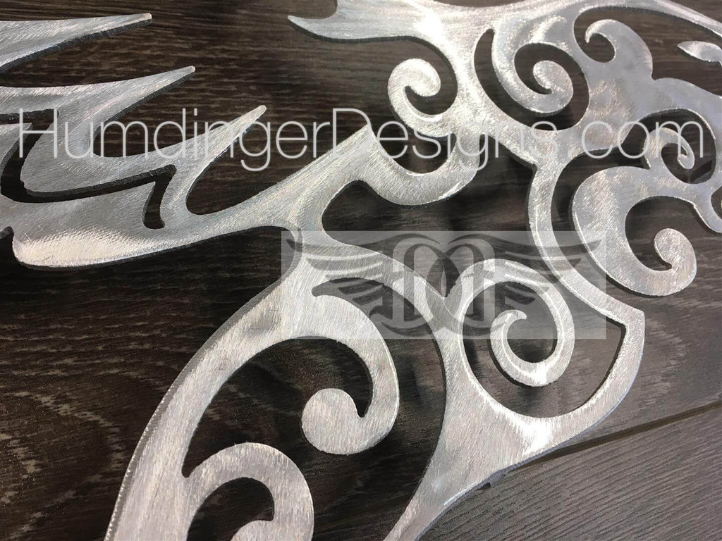 Bird Watcher Hummingbird Metal Wall Art by Humdinger Designs