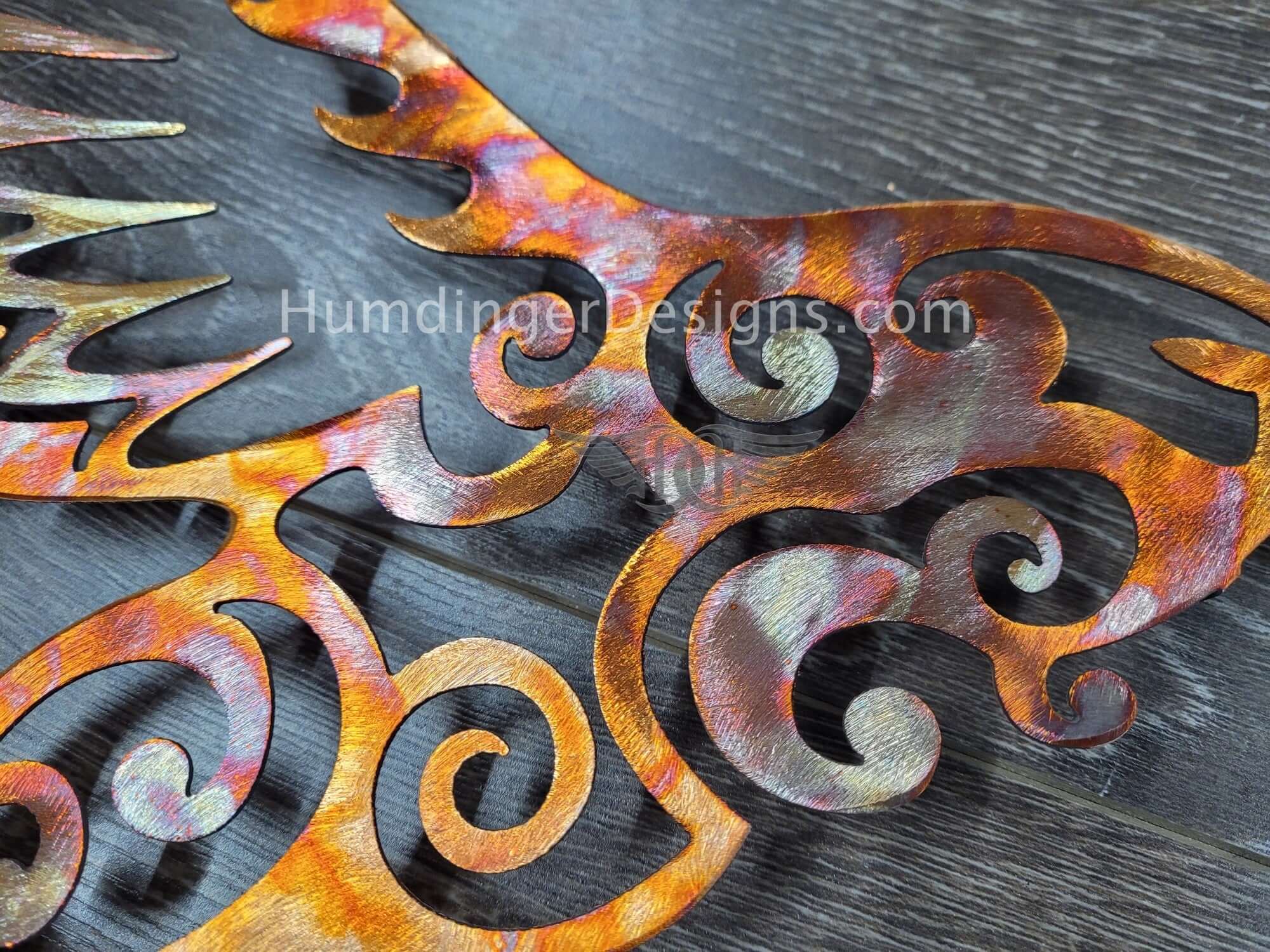 Bird Watcher Hummingbird Metal Wall Art by Humdinger Designs