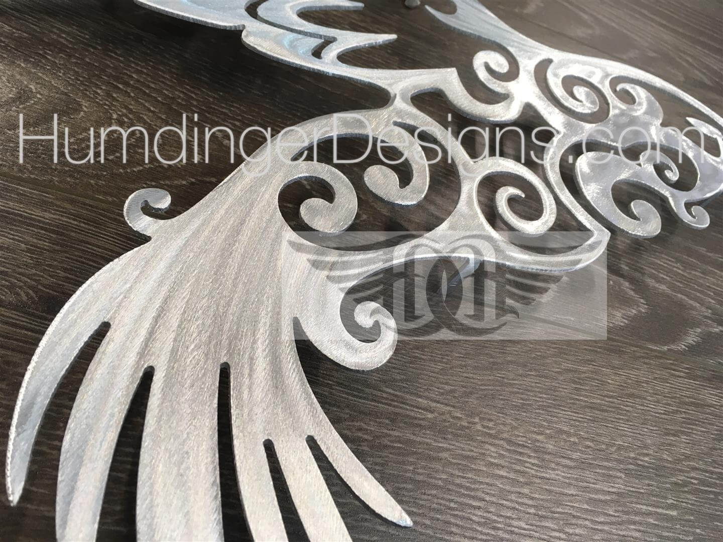 Bird Watcher Hummingbird Metal Wall Art by Humdinger Designs