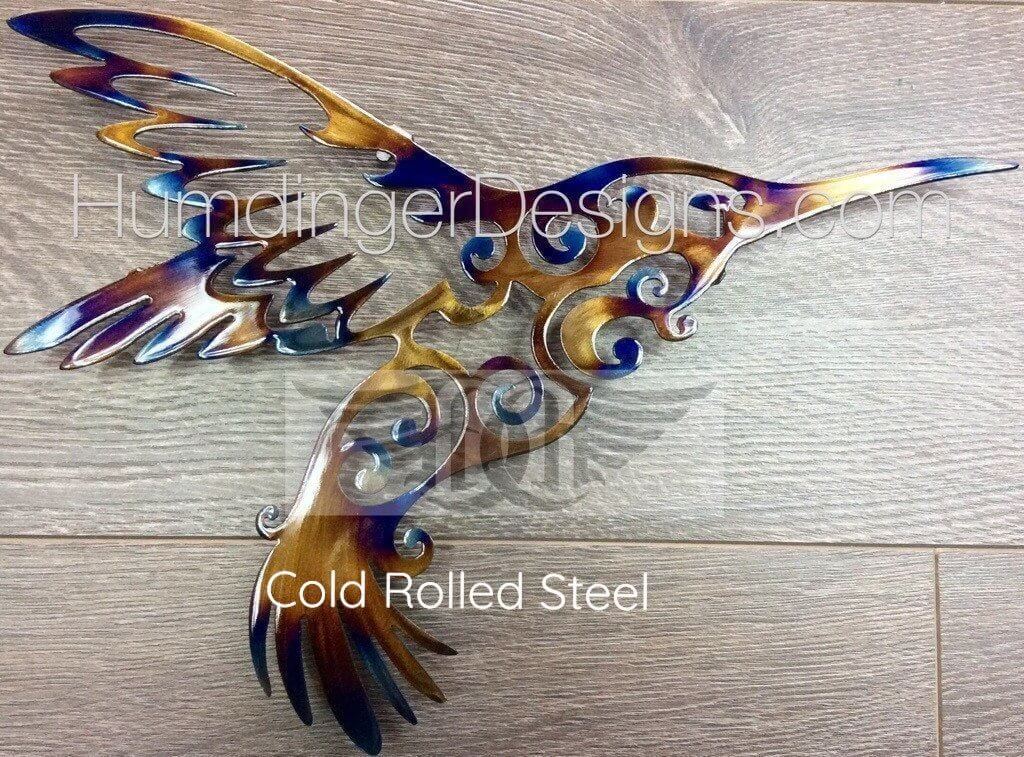 Bird Watcher Hummingbird Metal Wall Art by Humdinger Designs