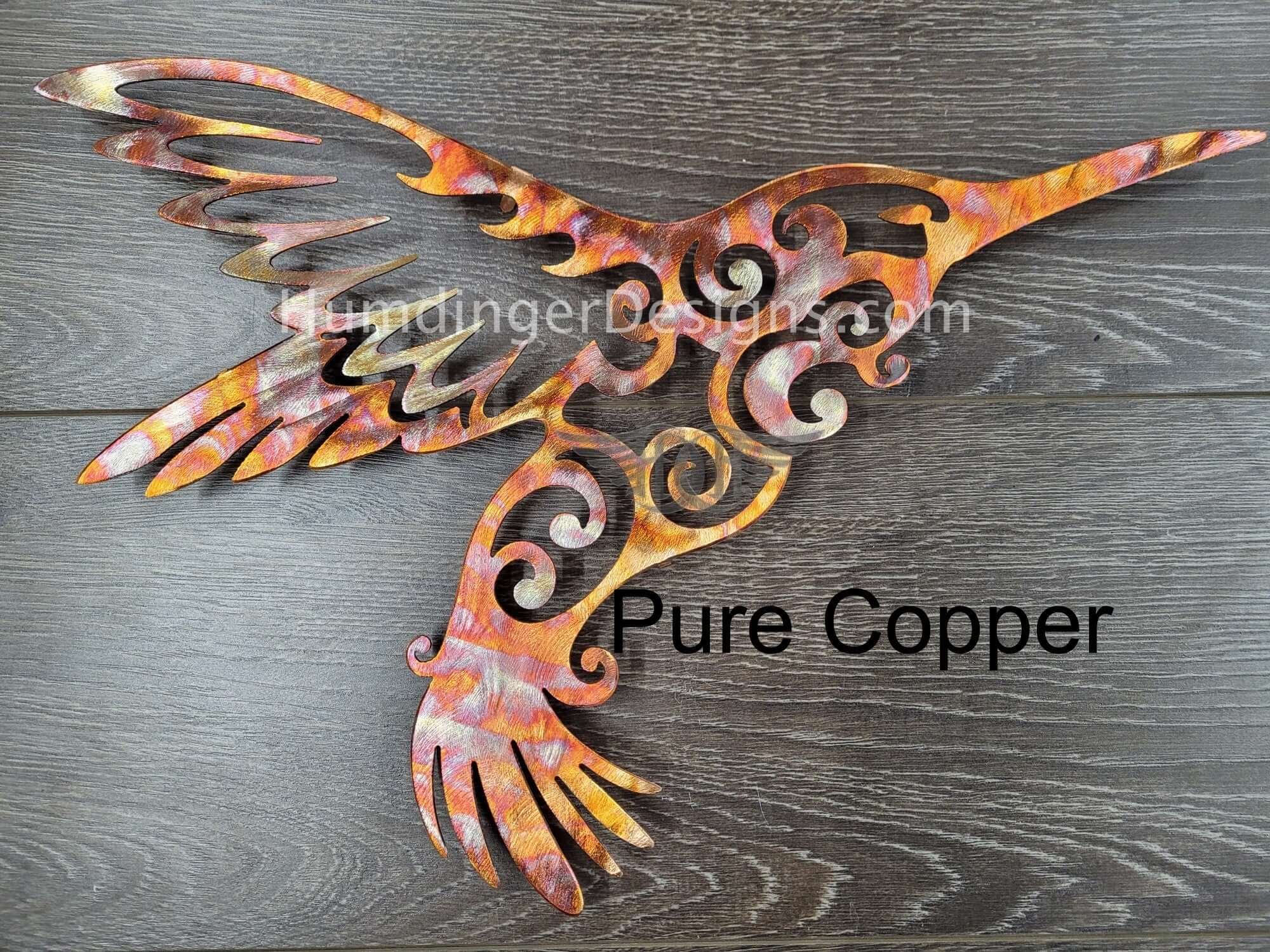 Bird Watcher Hummingbird Metal Wall Art by Humdinger Designs