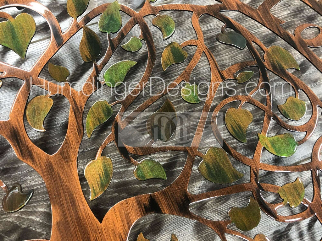 Infinity Tree (Green Pearl) with Infinity Tree Poem (Hand Painted - One Piece) - Humdinger Designs