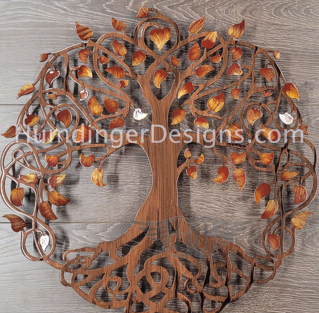 Infinity Tree (Red and Gold) - Humdinger Designs