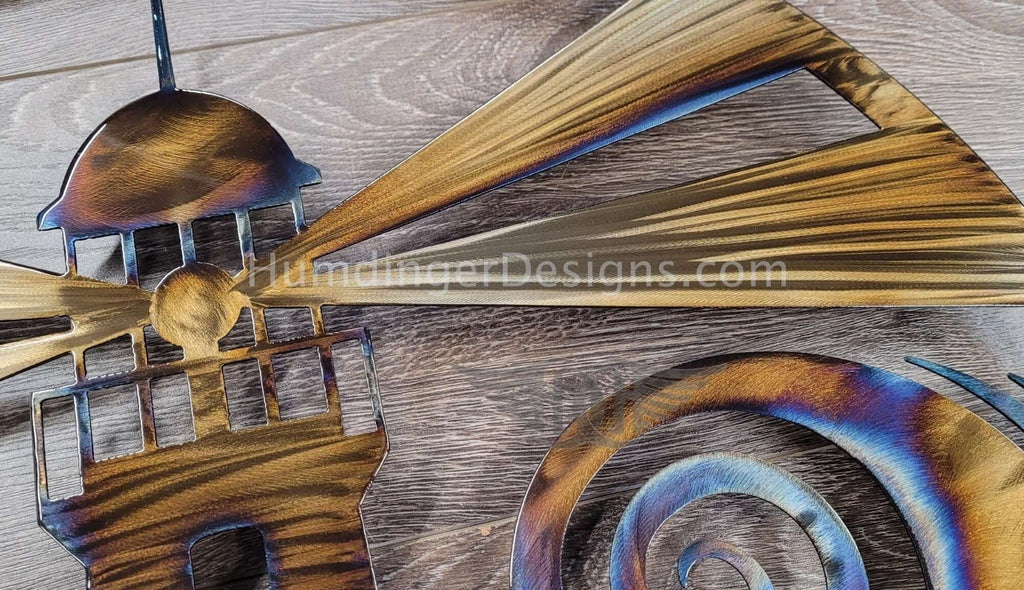 Lighthouse Metal Wall Art - Ocean And Beach House Decor