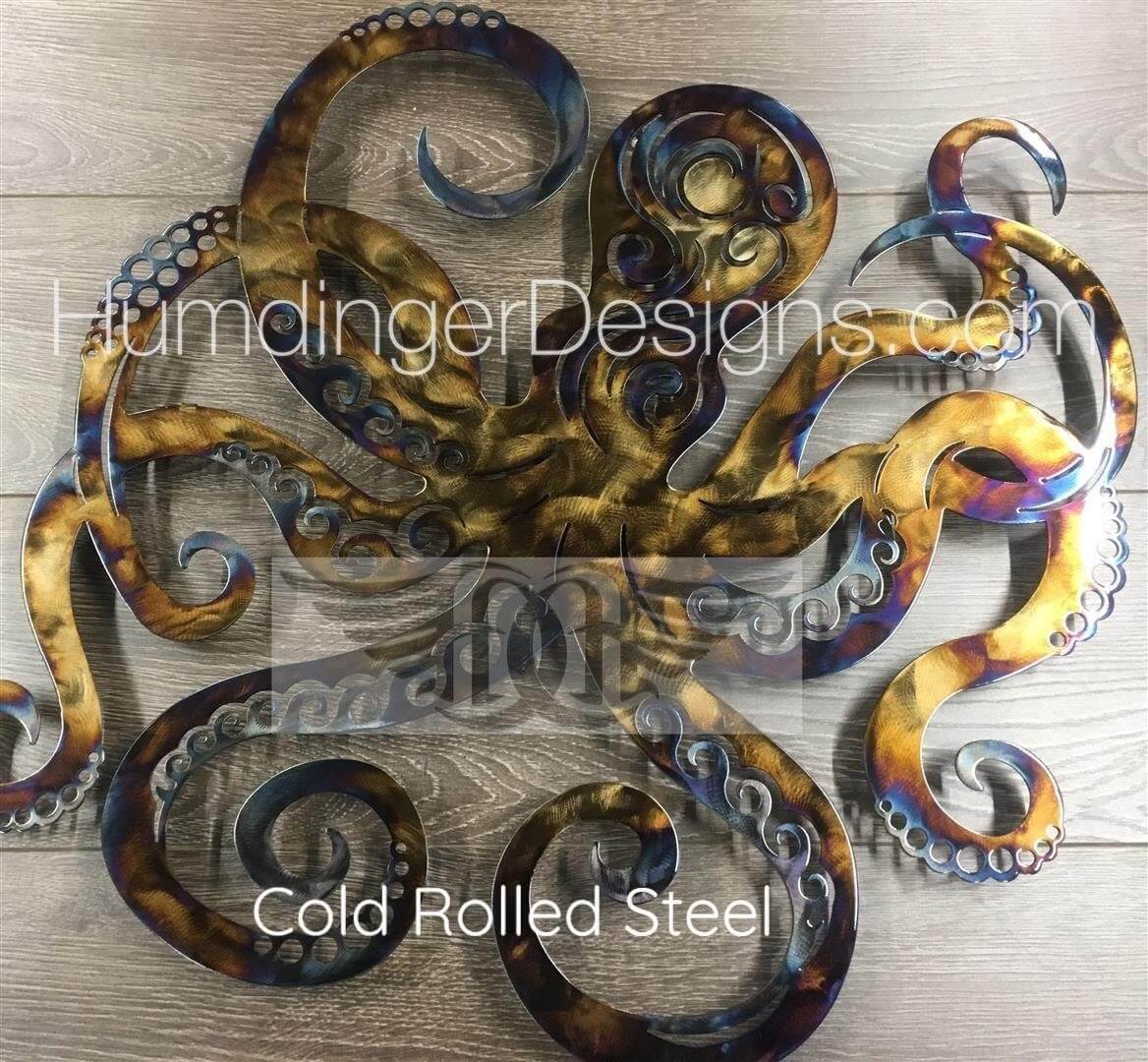 Octopus Metal Wall Decor- By Humdinger Designs