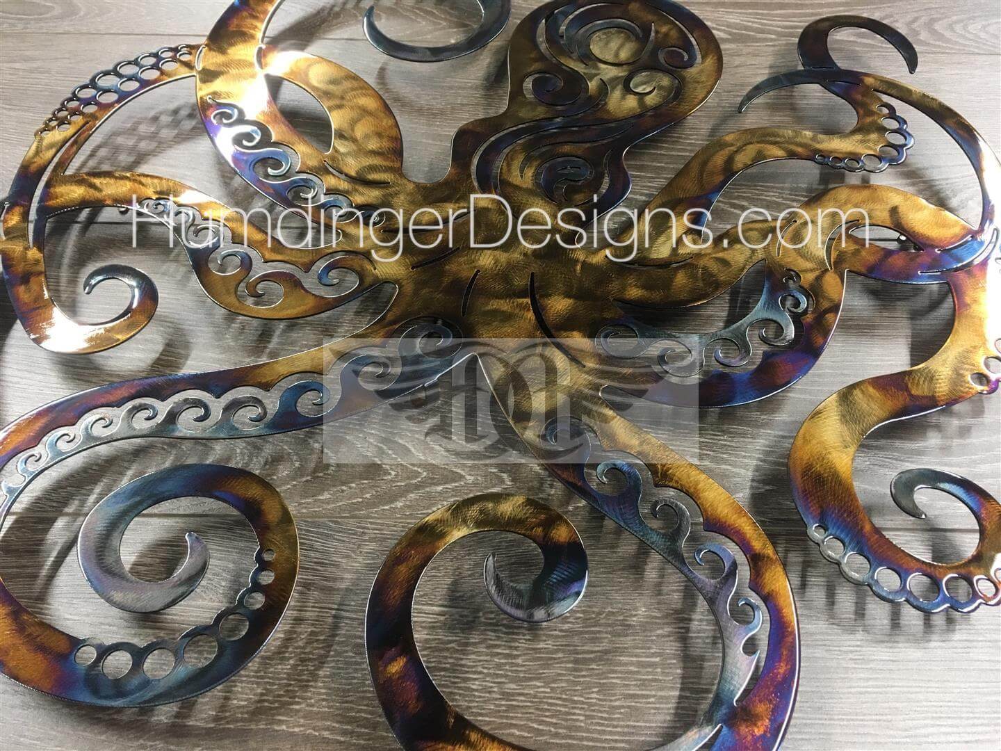 Octopus Metal Wall Decor- By Humdinger Designs