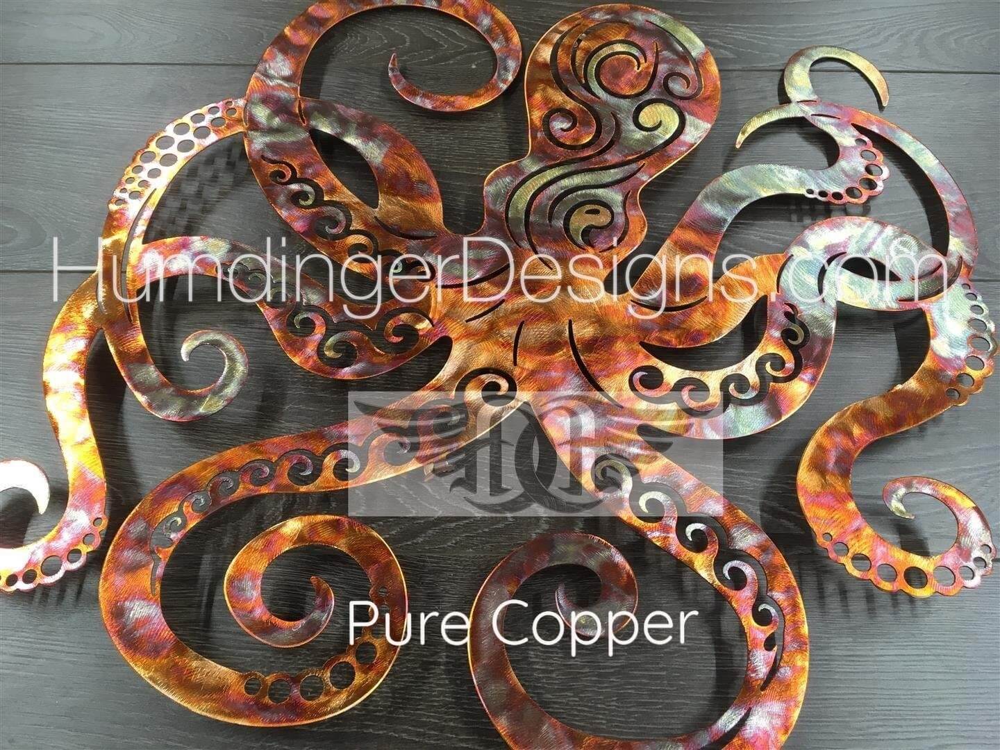 Octopus Metal Wall Decor- By Humdinger Designs