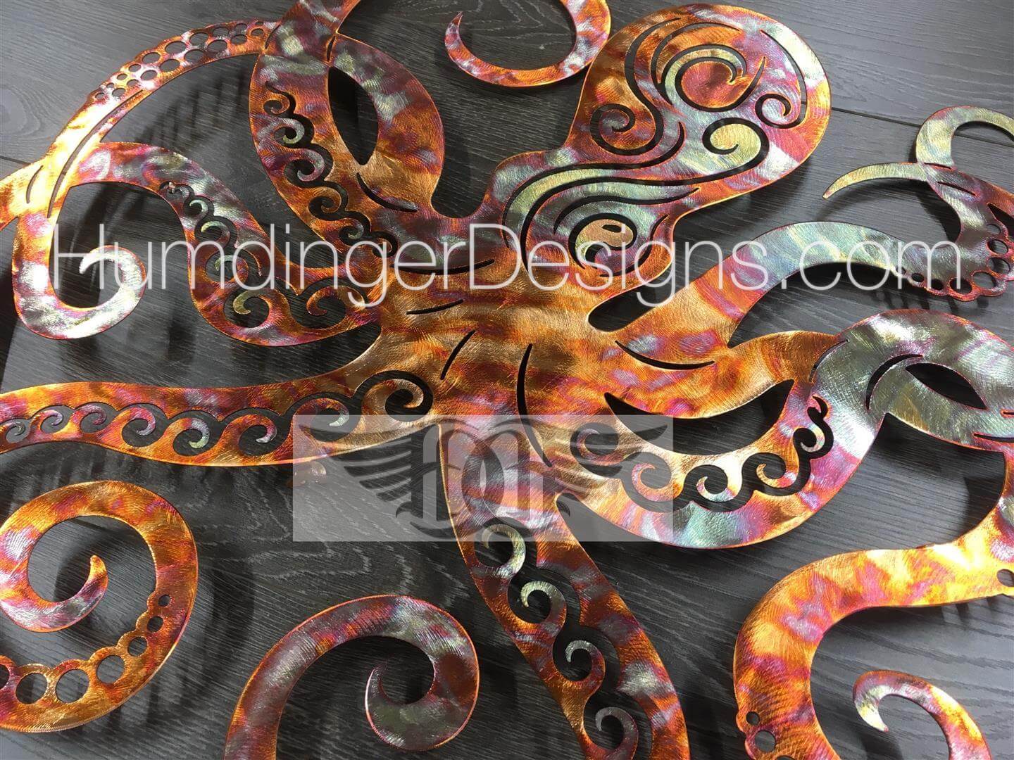 Octopus Metal Wall Decor- By Humdinger Designs