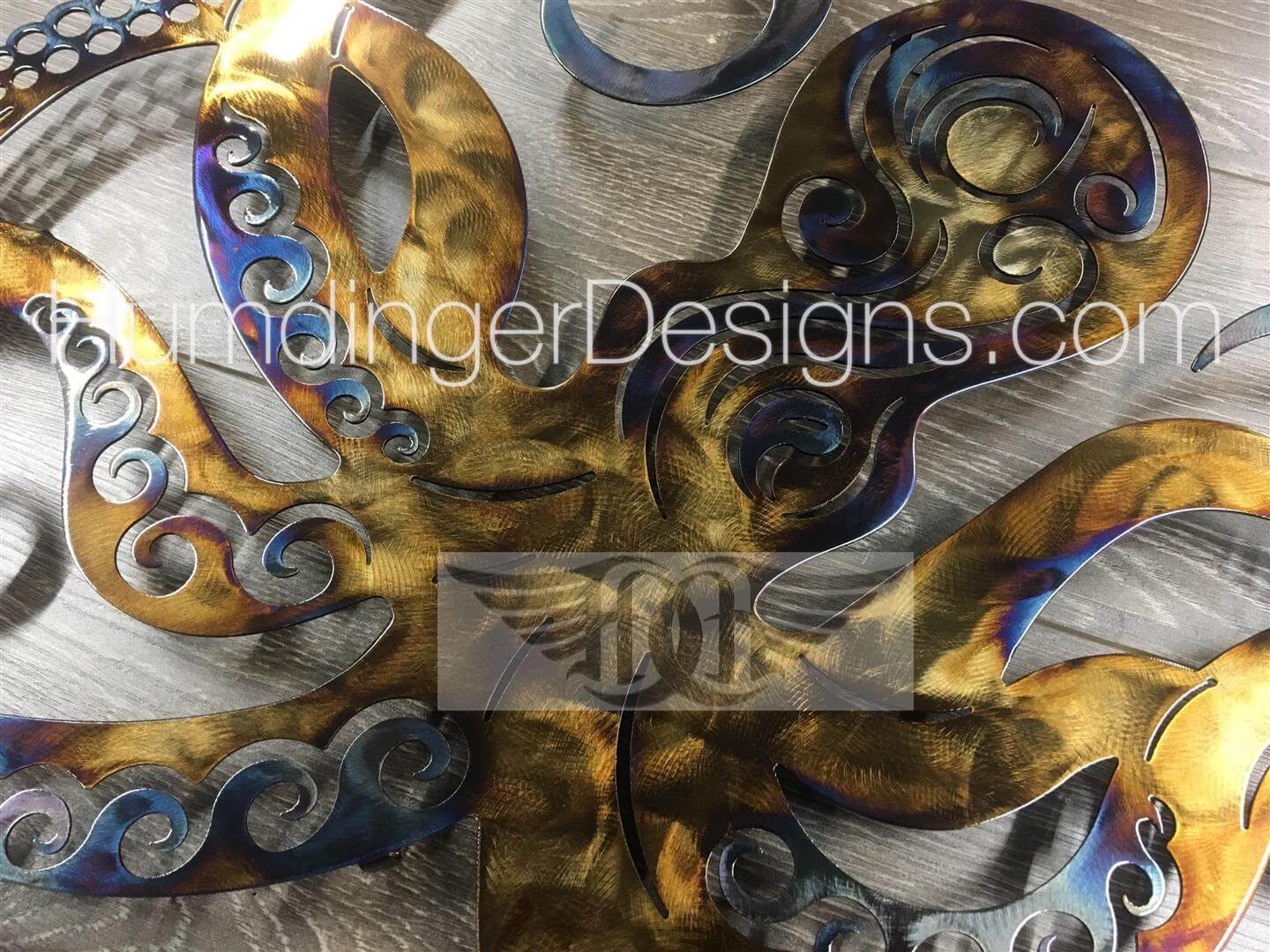 Octopus Metal Wall Decor- By Humdinger Designs