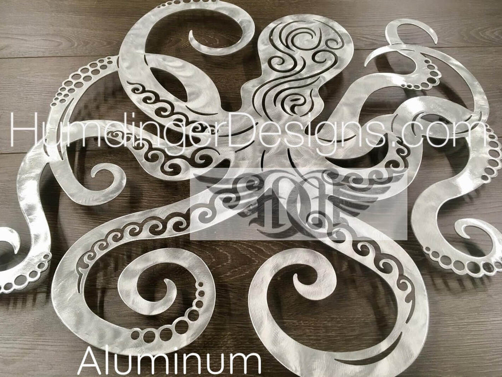 Octopus Metal Wall Decor- By Humdinger Designs