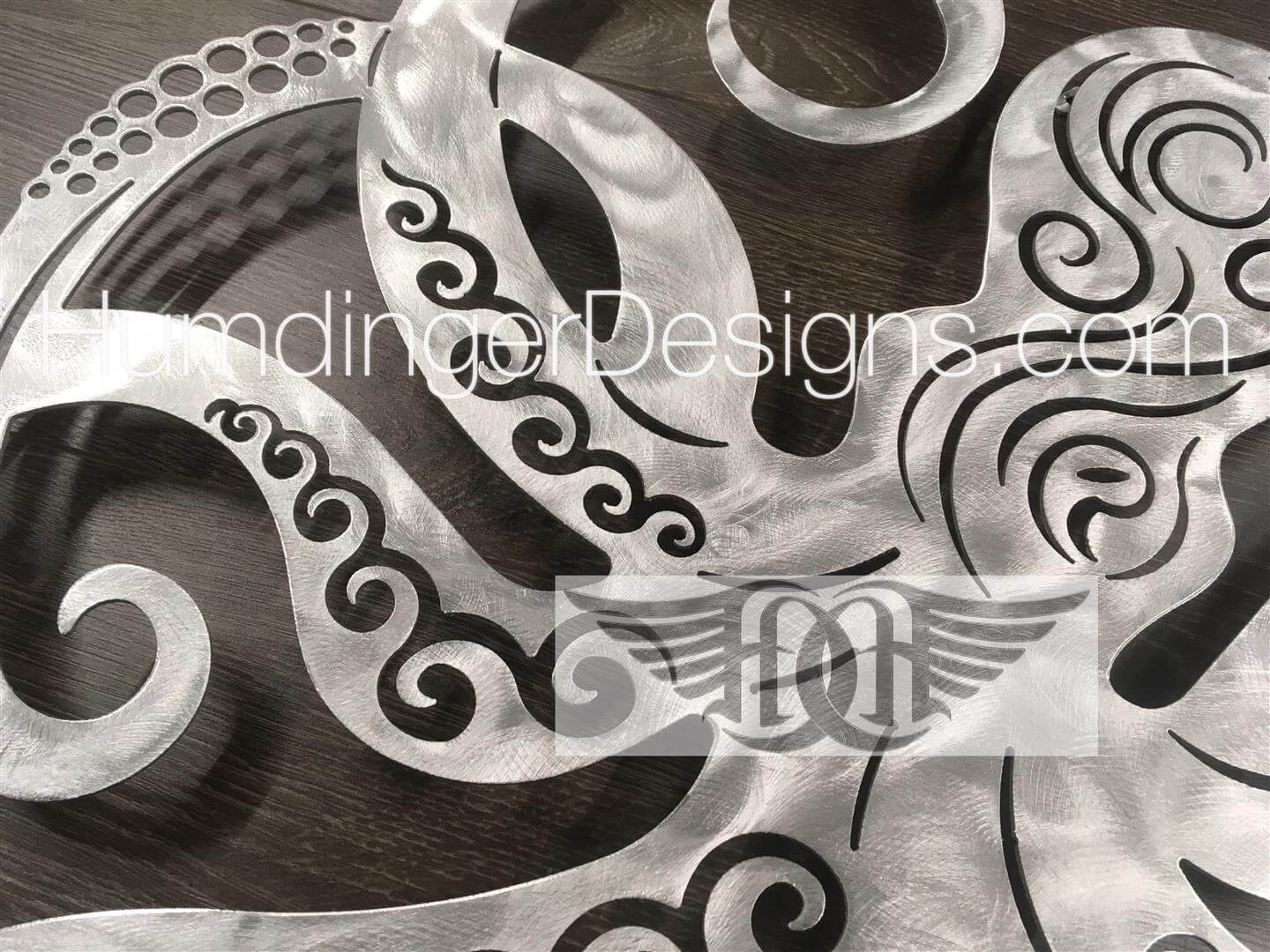 Octopus Metal Wall Decor- By Humdinger Designs