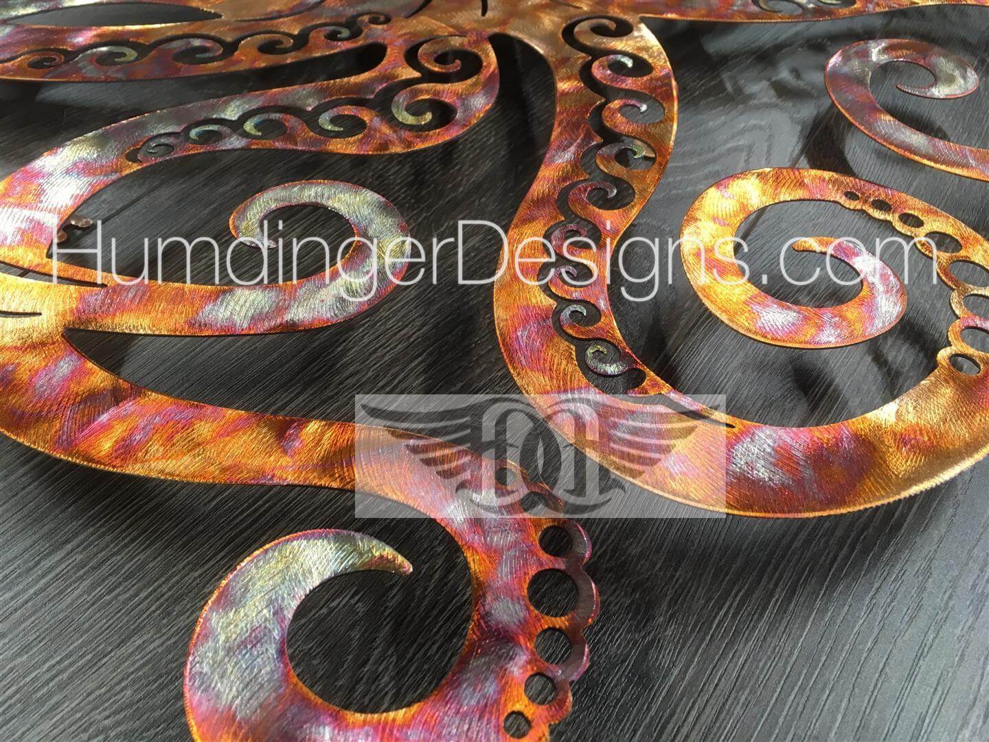 Octopus Metal Wall Decor- By Humdinger Designs