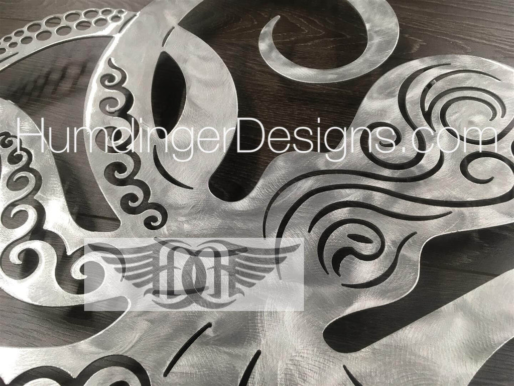 Octopus Metal Wall Decor- By Humdinger Designs