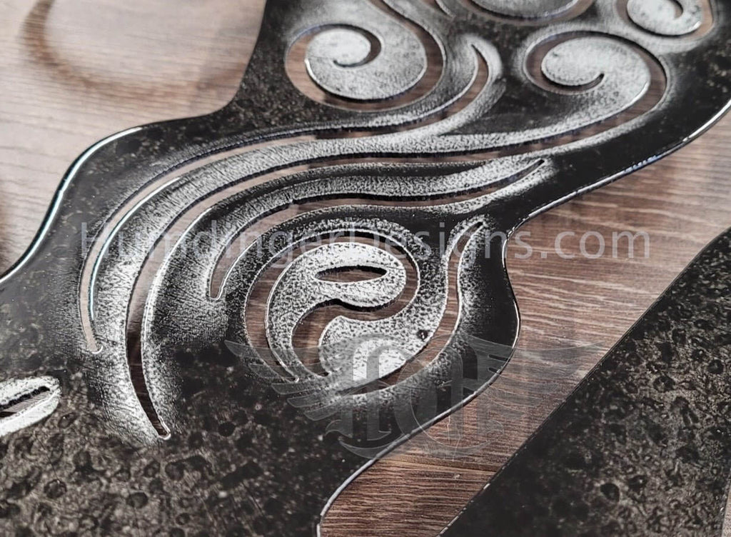 Metal Art for your wall in the shape of an Octopus with our special Noir finish by Humdinger Designs.