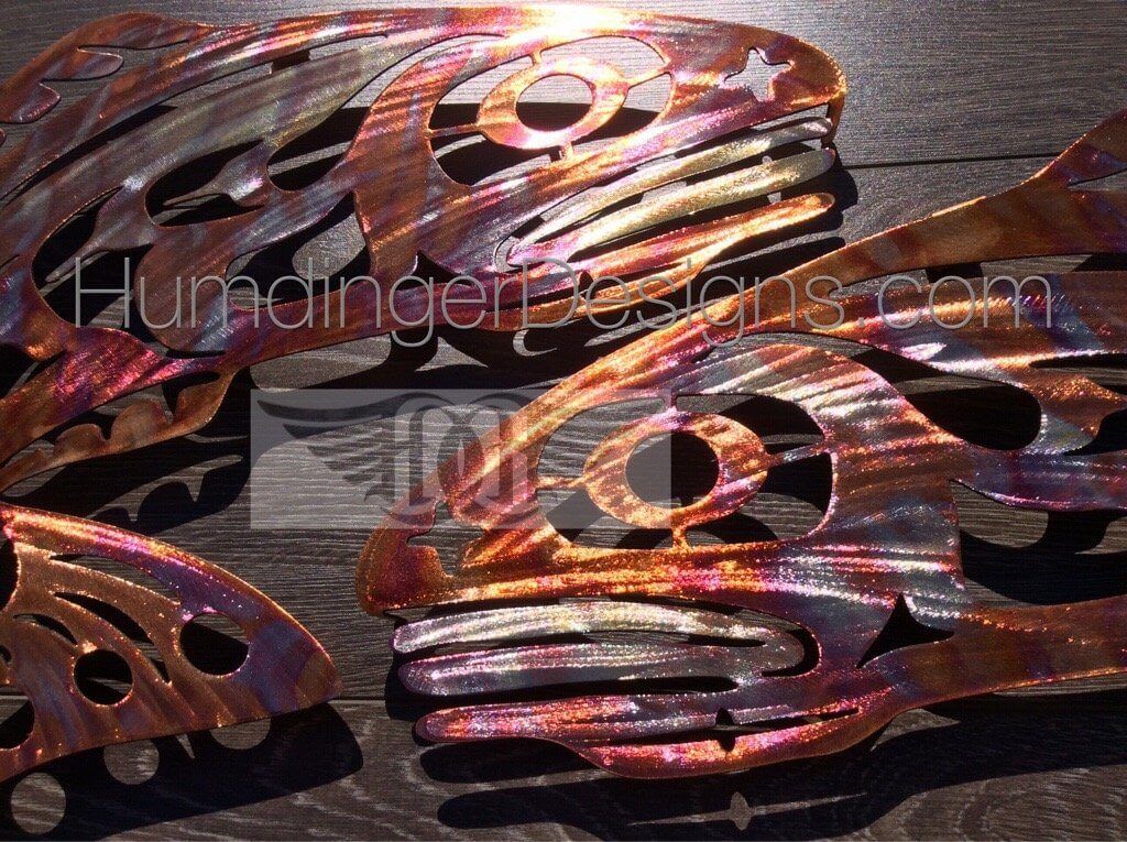 Salmon Metal Art (Pure Copper) - Humdinger Designs