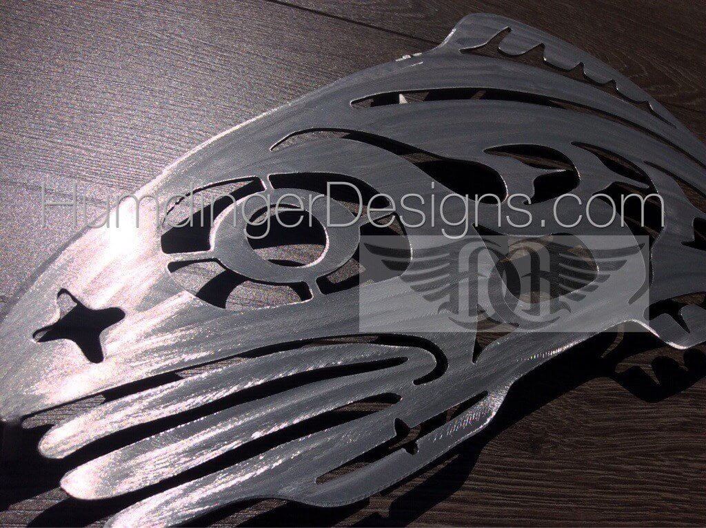 Salmon Metal Wall Art Set of Two (Aluminum) - Humdinger Designs