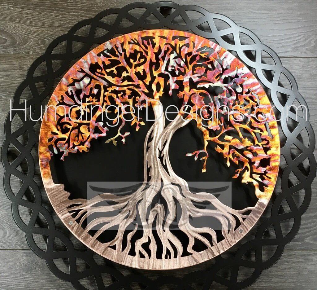 Tree of Life in Pure Copper with Celtic Knot - Humdinger Designs