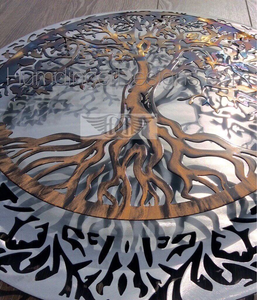 Tree of Life Metal Wall Art (Heated 2PC) - Humdinger Designs