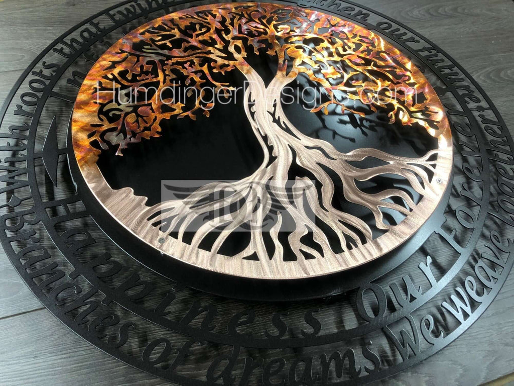 Tree of Life with Infinity Tree Poem (Pure Copper) - Humdinger Designs