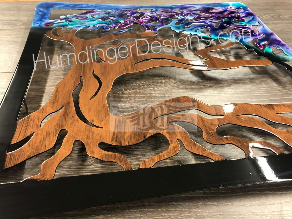 Wind Swept Oak Tree (Iridescent) - Humdinger Designs