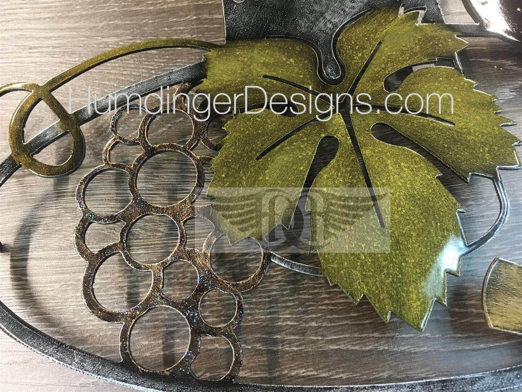 Wine Platter Wall Decor - Humdinger Designs