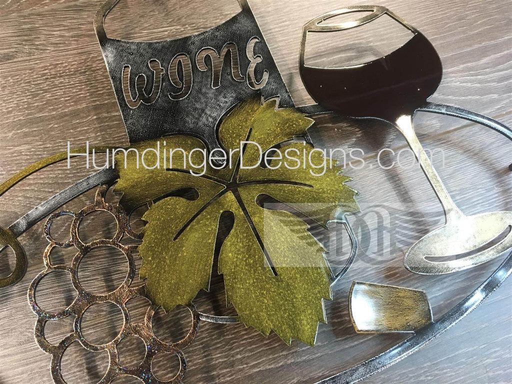 Wine Platter Wall Decor - Humdinger Designs